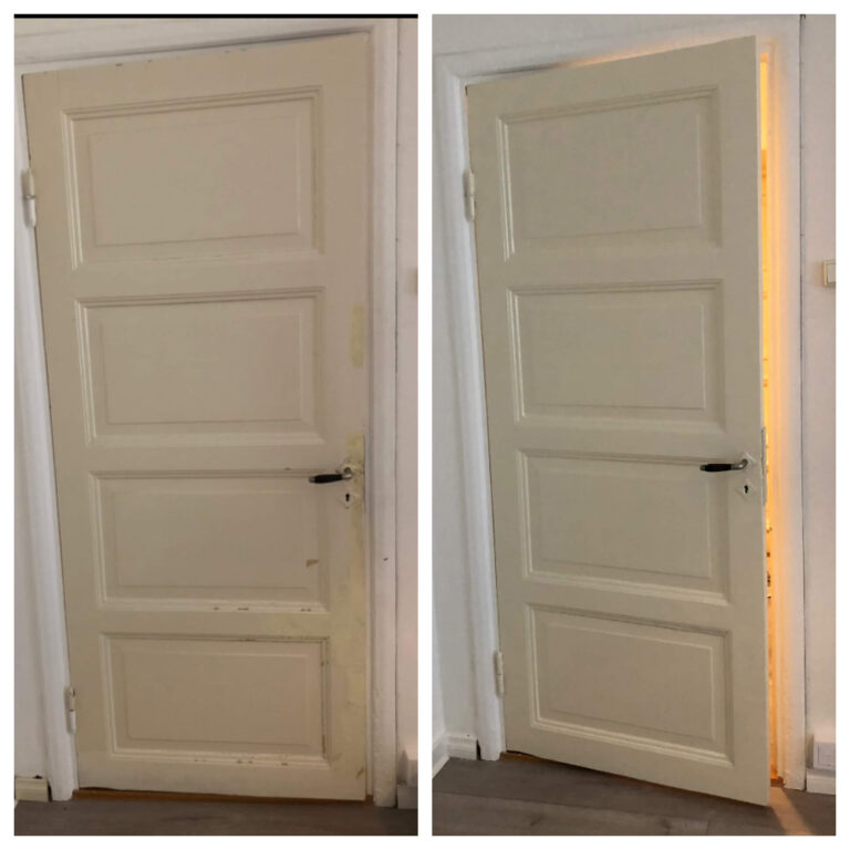 Oven kunnostus ja maalaus